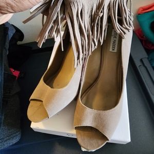 Women suede taupe size 13